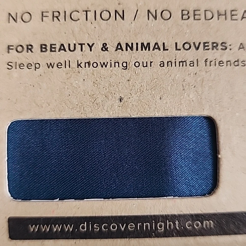 NEW In Box Teal Shine By Night Vegan Satin Hydrating Beauty Pillowcase King Size